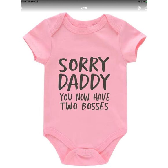 Baby Funny Print Romper 3/6 M - Picture 1 of 2